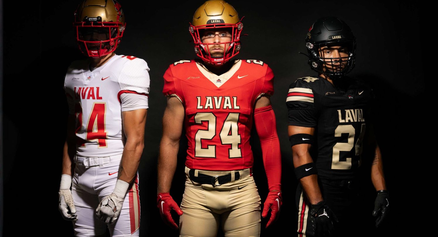 Voici nos nouveaux uniformes Rouge et Or de l Universite Laval